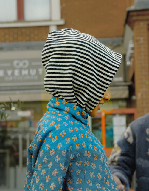 Black Striped Balaclava (Kids)