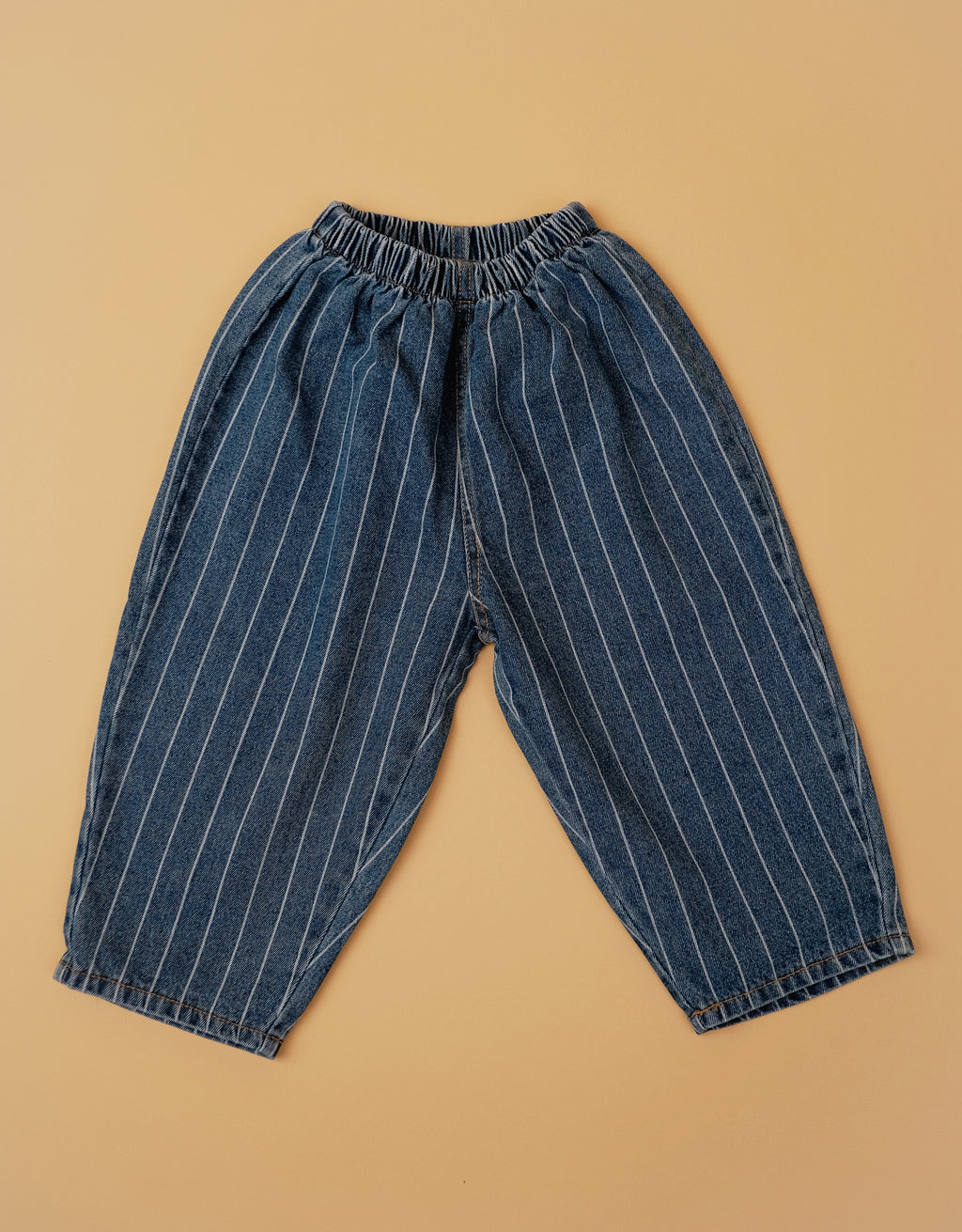 Pinstripe Denim Trousers
