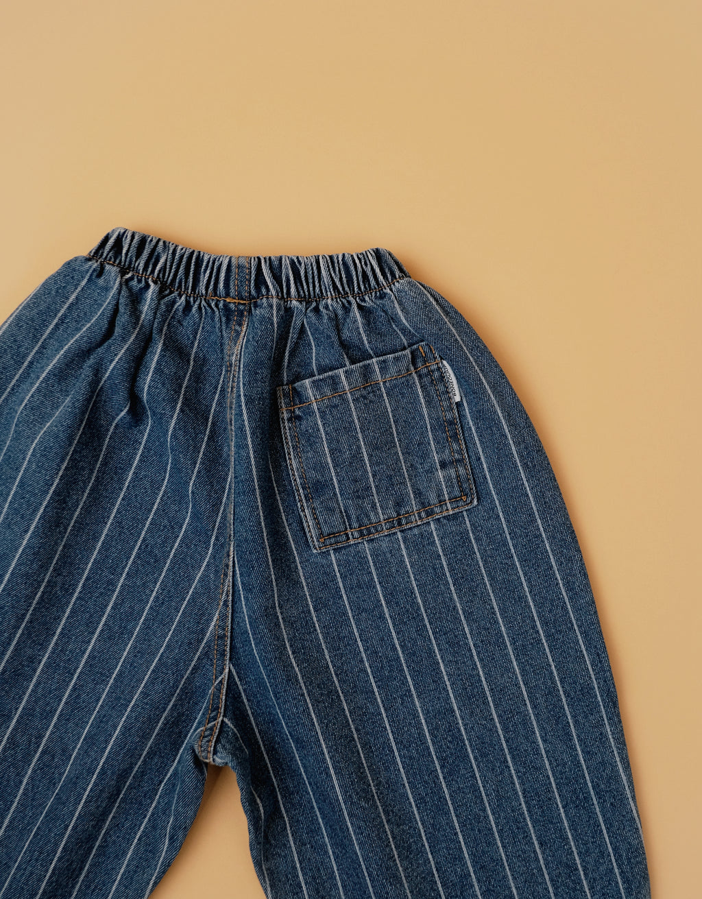 Pinstripe Denim Trousers
