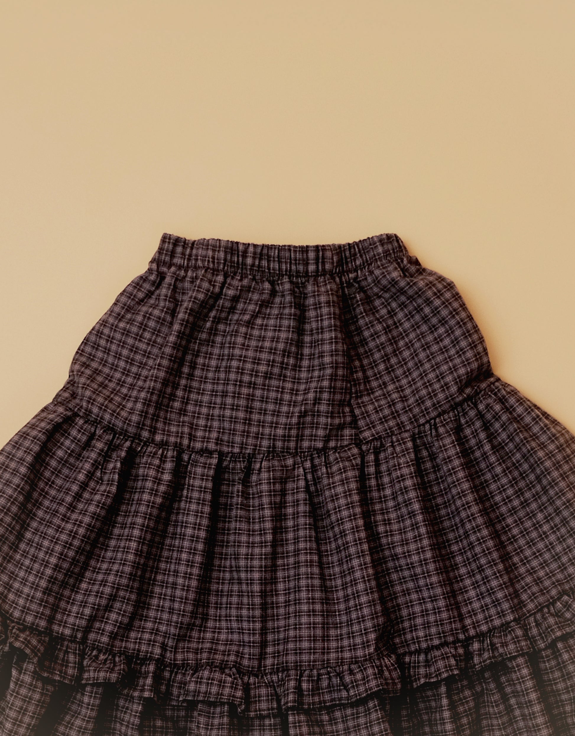 Long Plaid Skirt