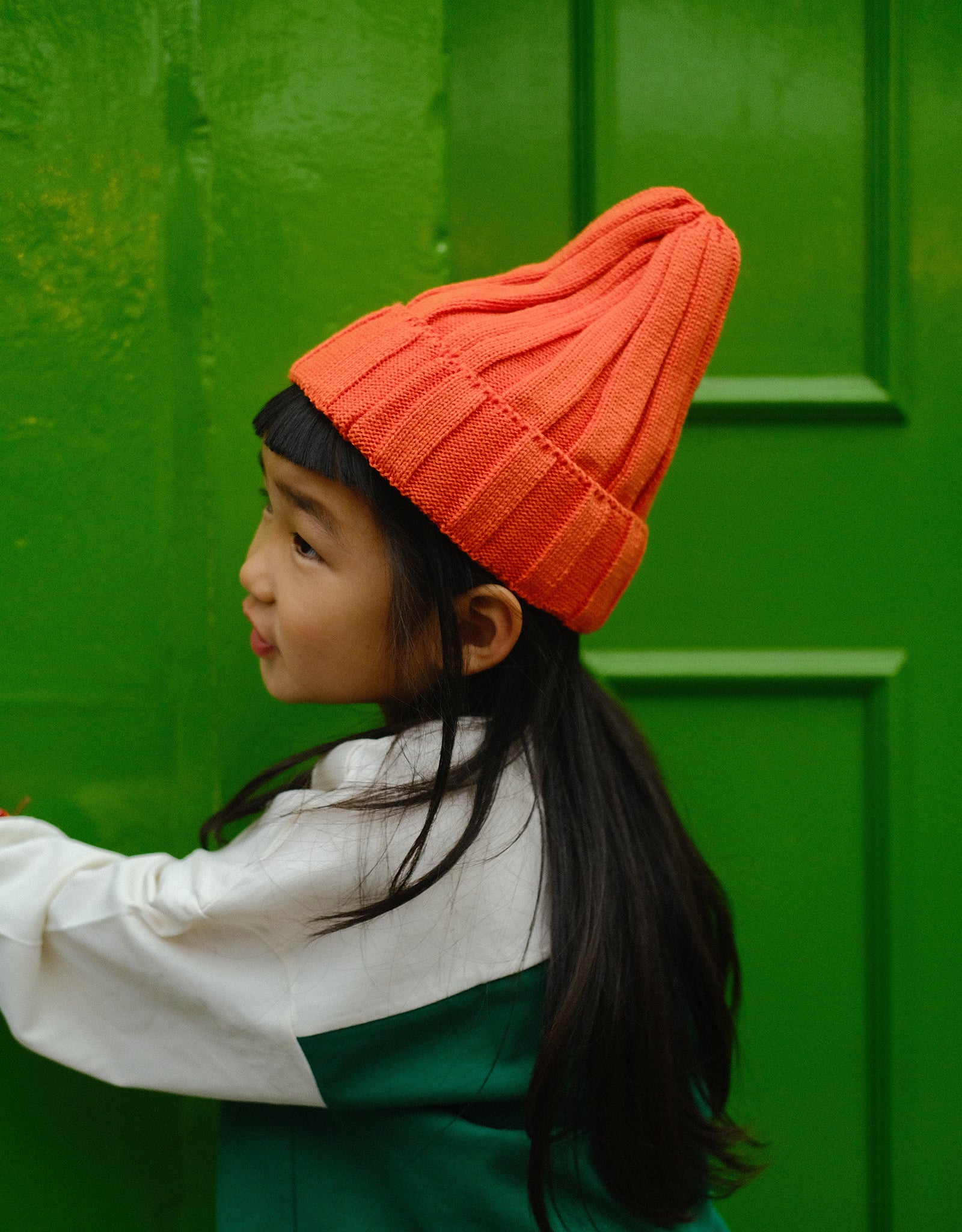 Gnome Knit Beanie – Orange