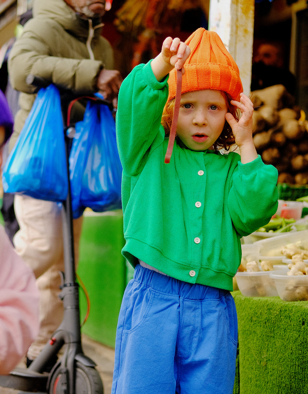 Gnome Knit Beanie – Orange