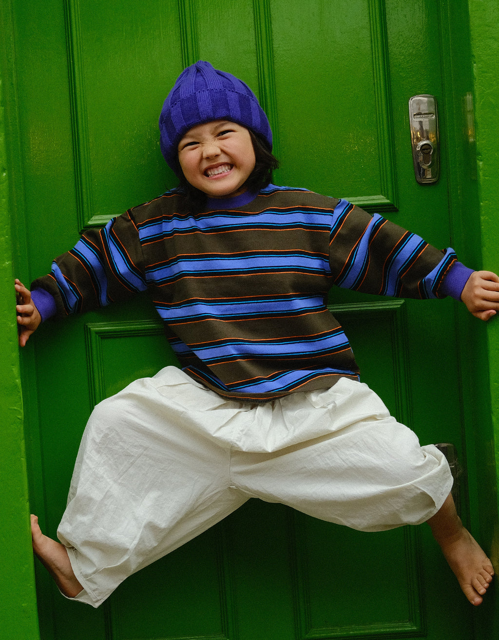 Bold Striped Long Sleeve Tee