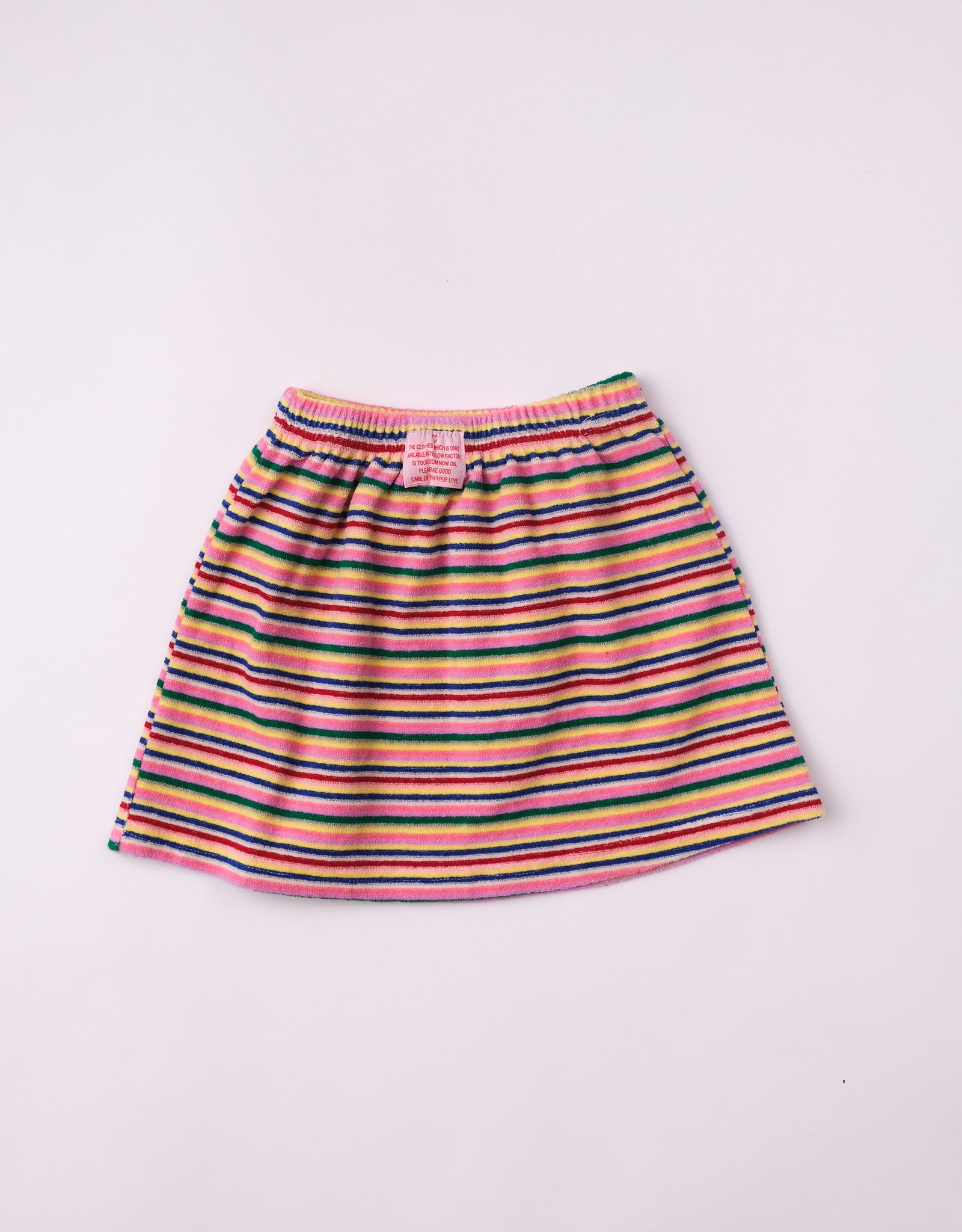 Rainbow Terry Skirt