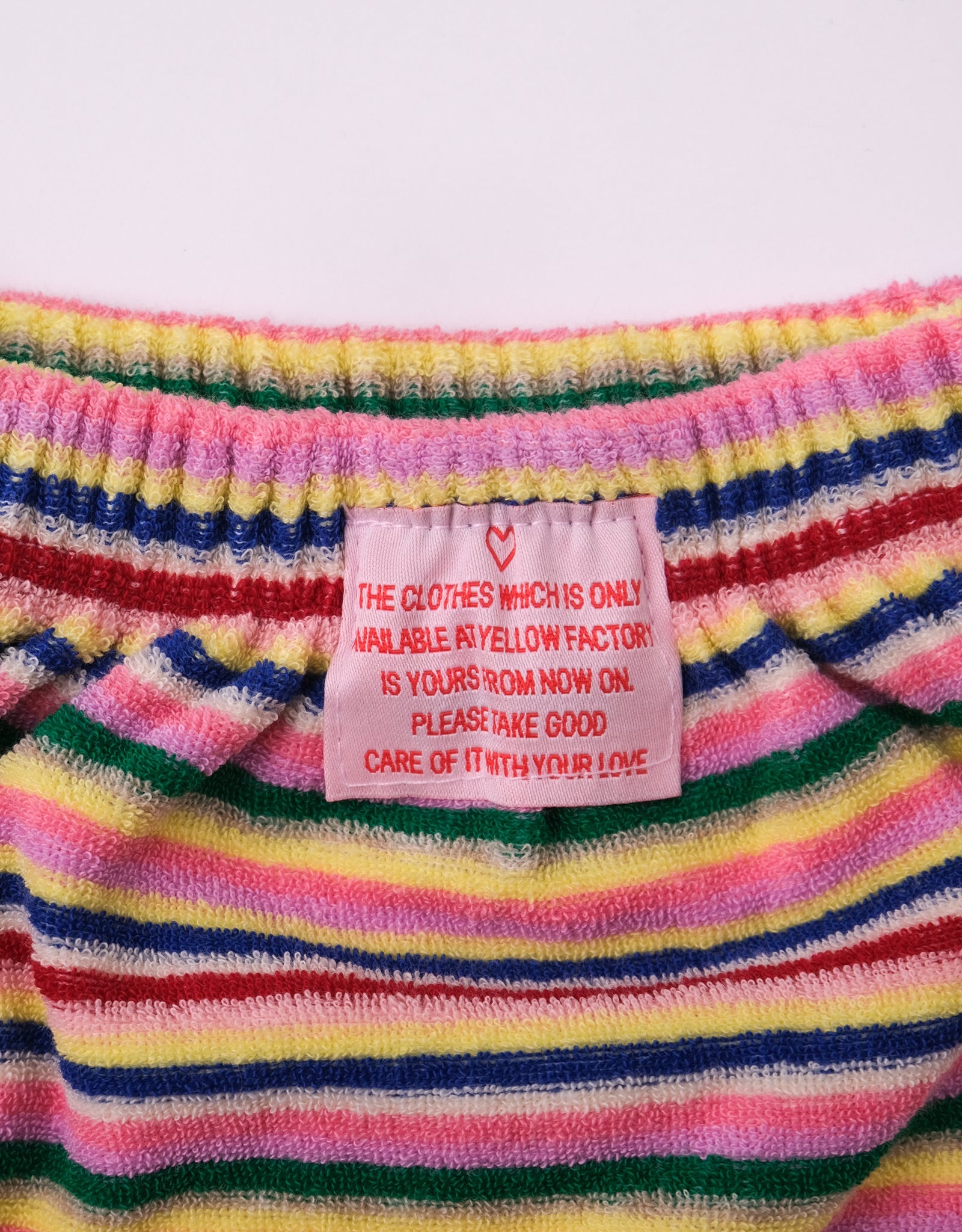 Rainbow Terry Skirt