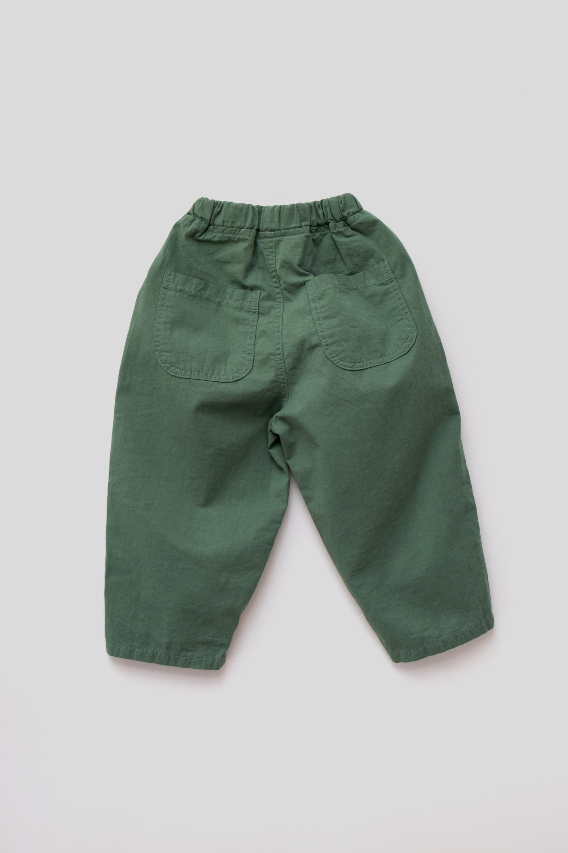 Green Tapered Trousers