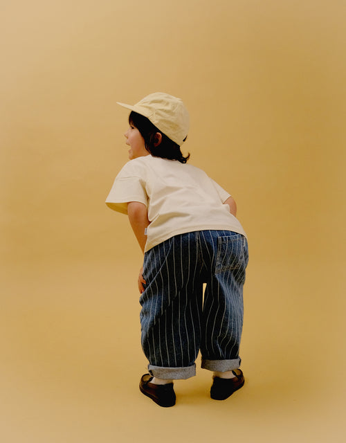 Pinstripe Denim Trousers