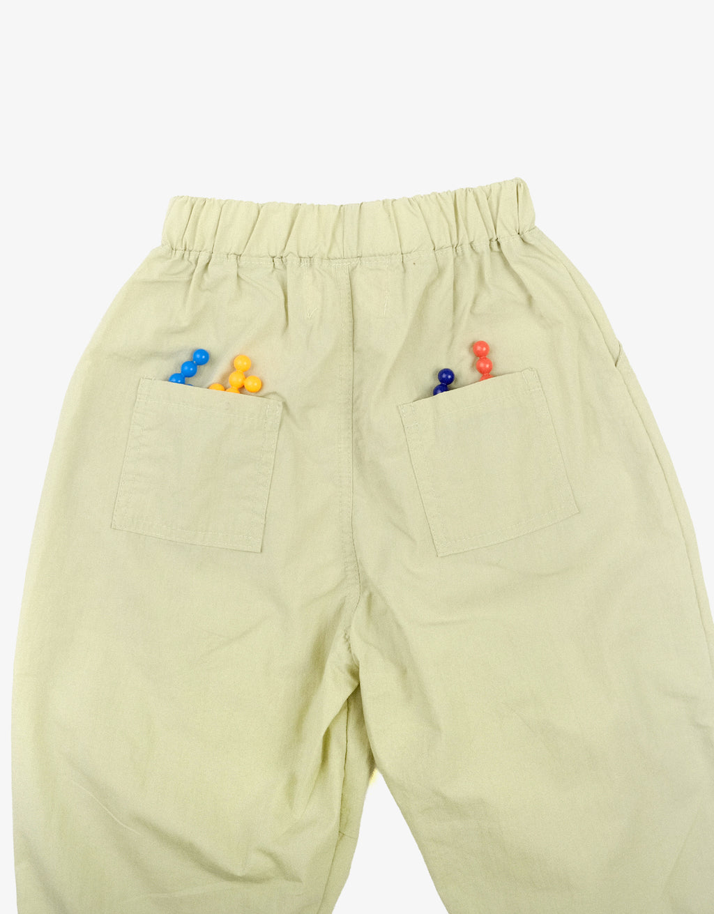 Khaki Lime Balloon Trousers