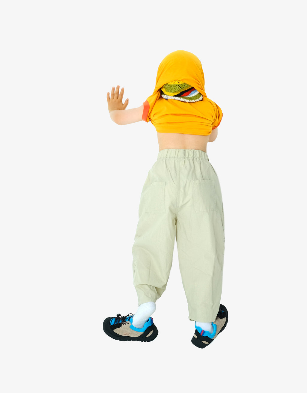 Khaki Lime Balloon Trousers