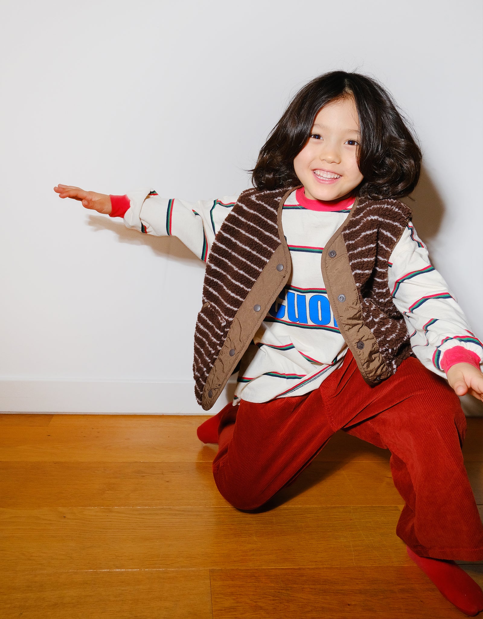 Brick Corduroy Trousers