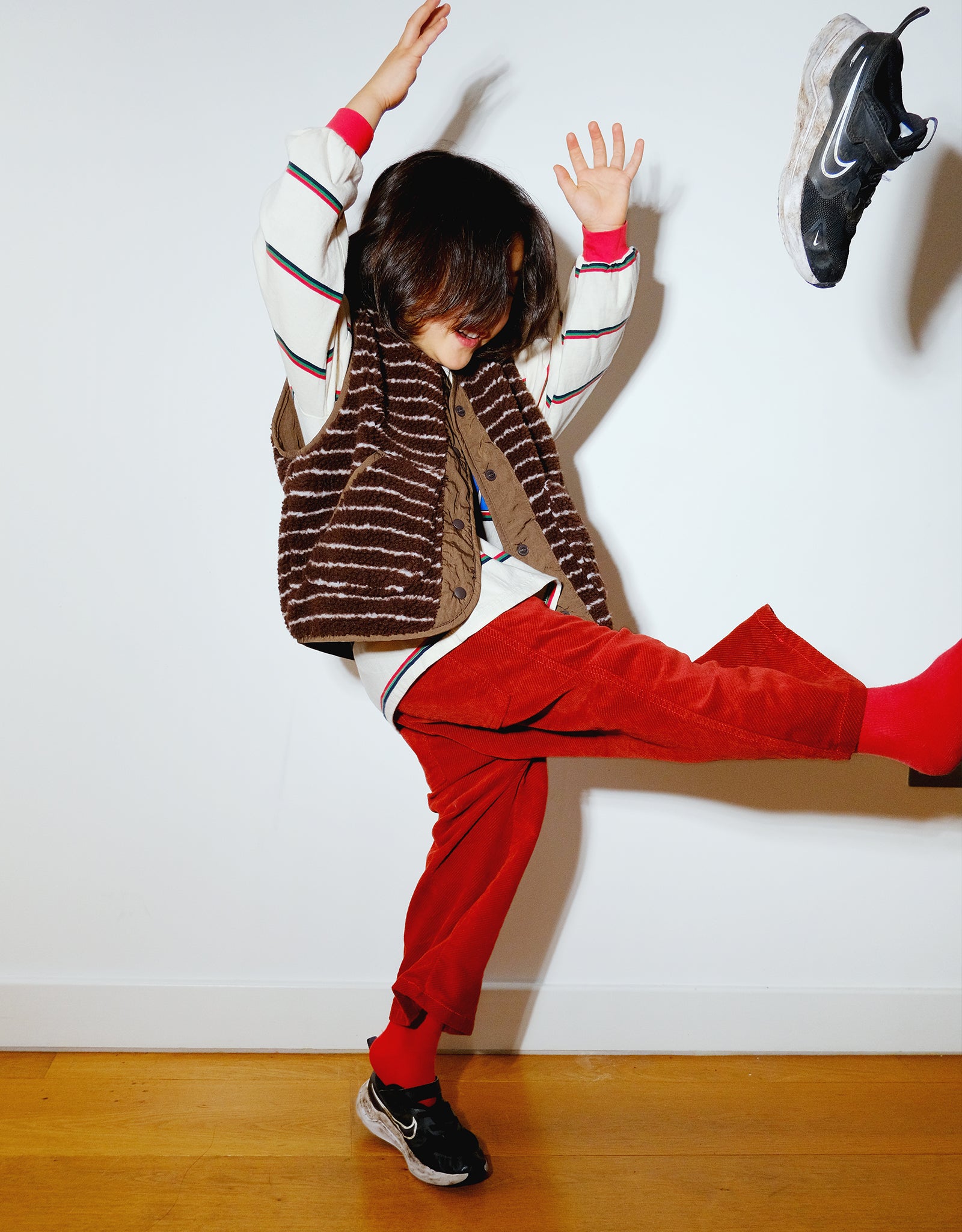 Brick Corduroy Trousers