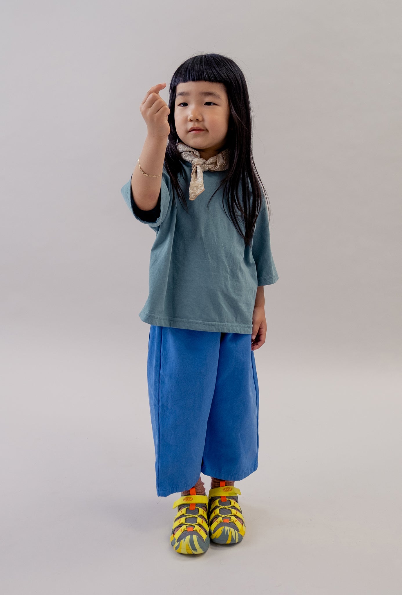 Blue Relaxed Trousers