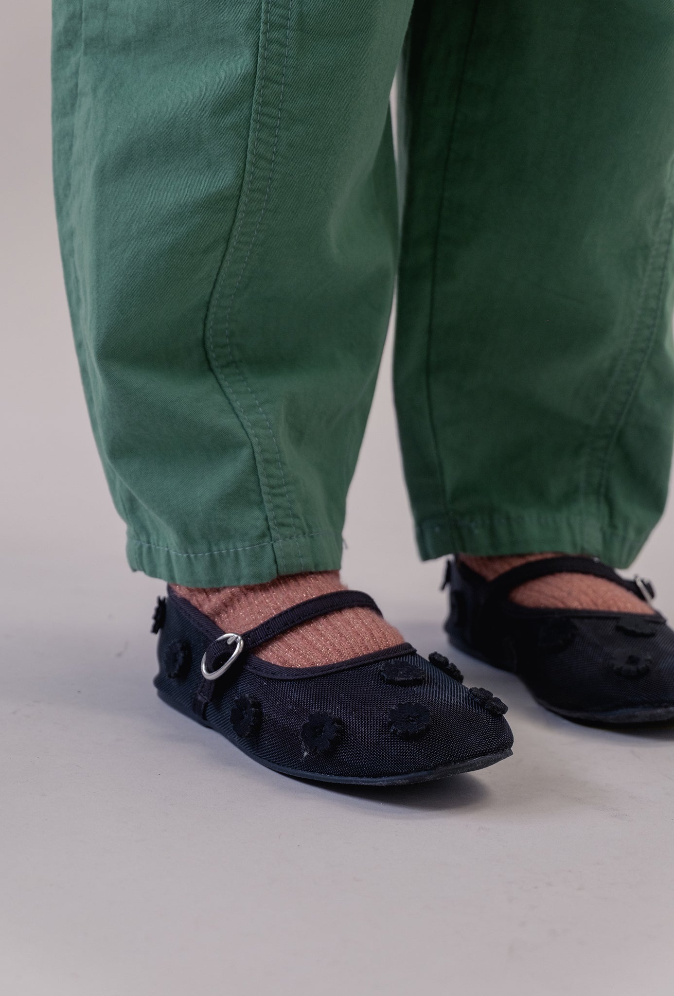 Green Tapered Trousers